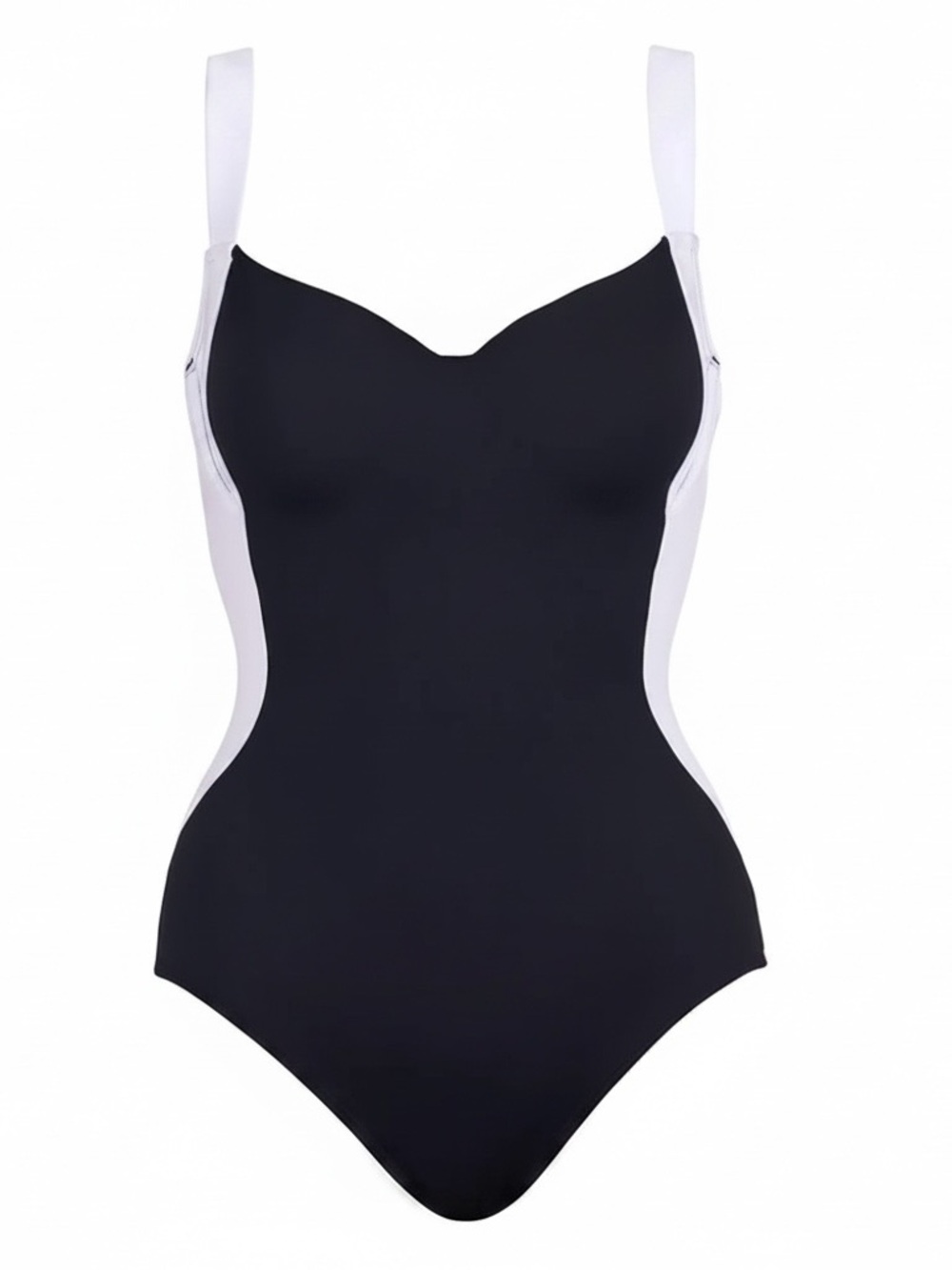NWT TA3 Sweetie one piece swimsuit black white medium